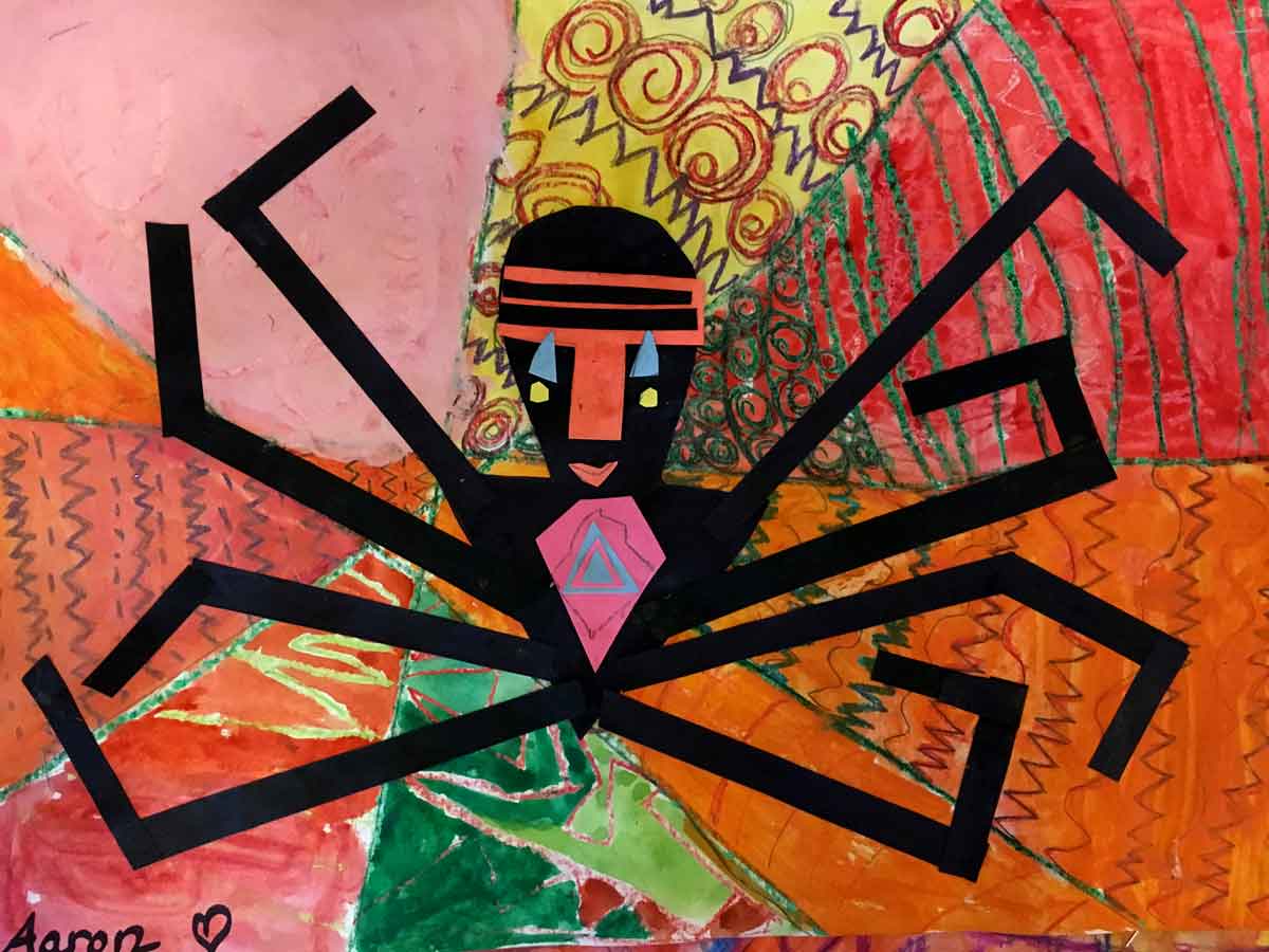 anansi art african folklore