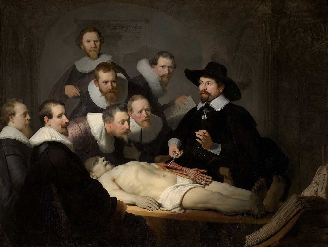 anatomy lesson rembrandt