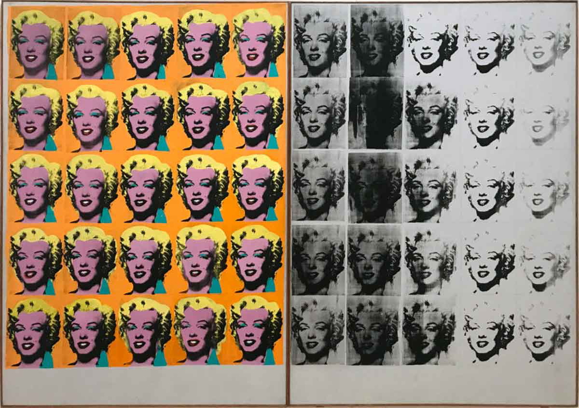 andy warhol marilyn diptych print