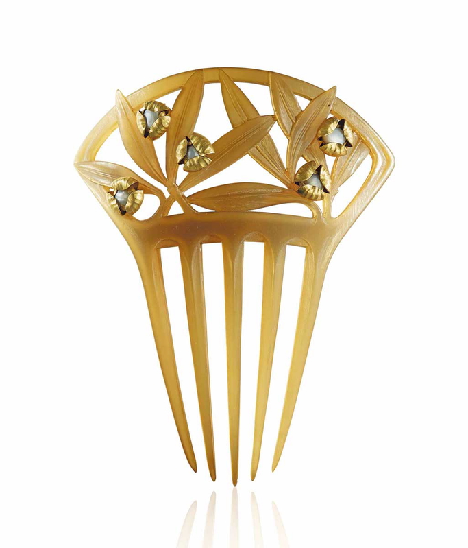 art nouveau jewelry vever horn comb