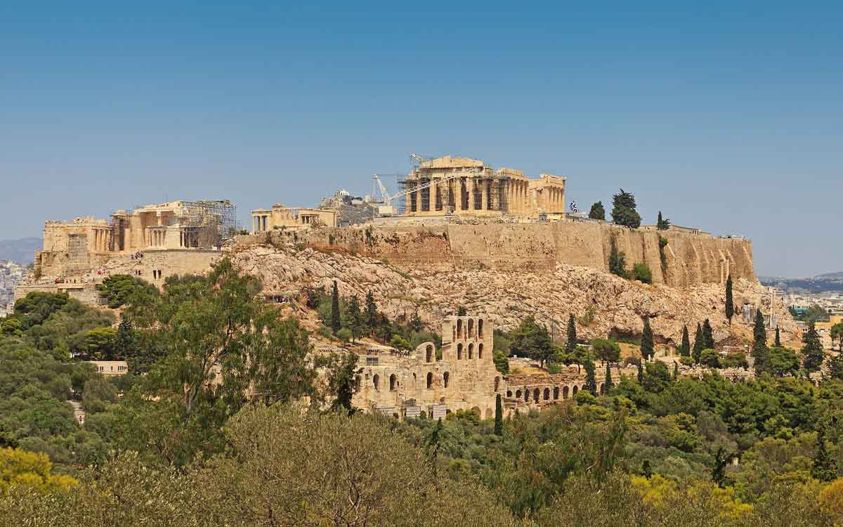 athenian acropolis photogrpah