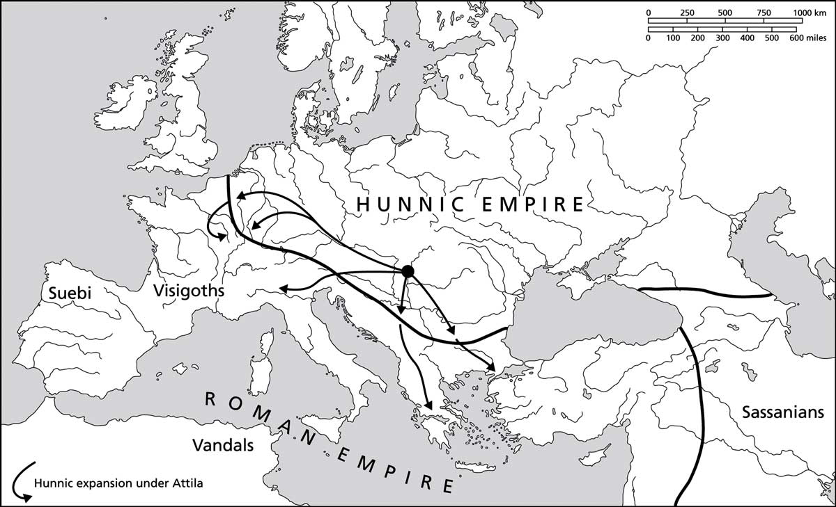attila the hun hunnic empire