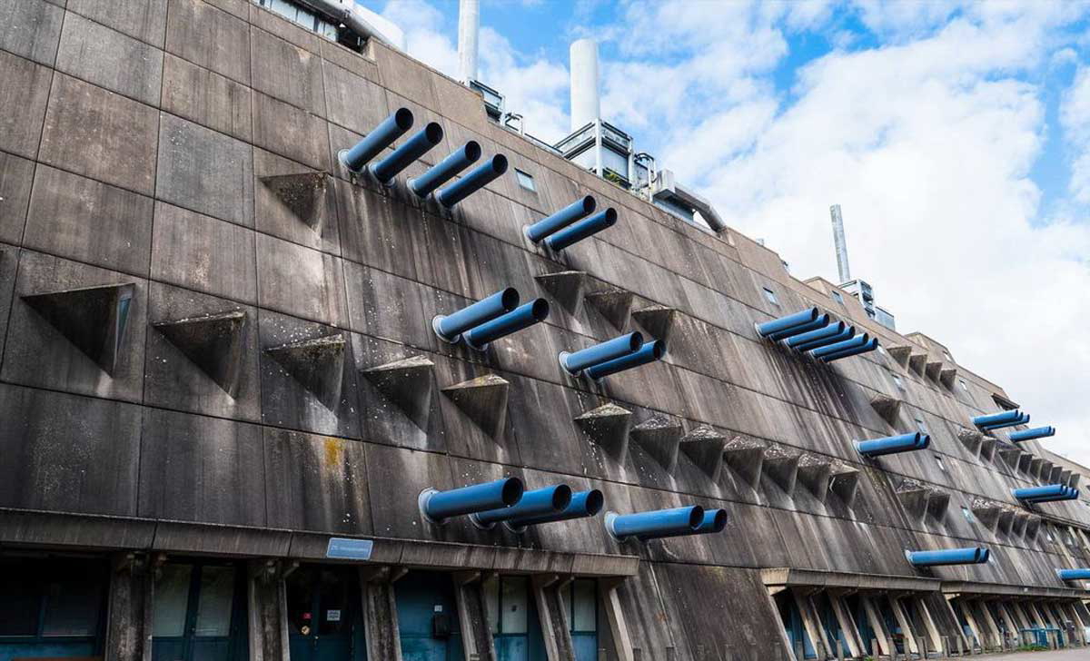 brutalist architecture mausebunker