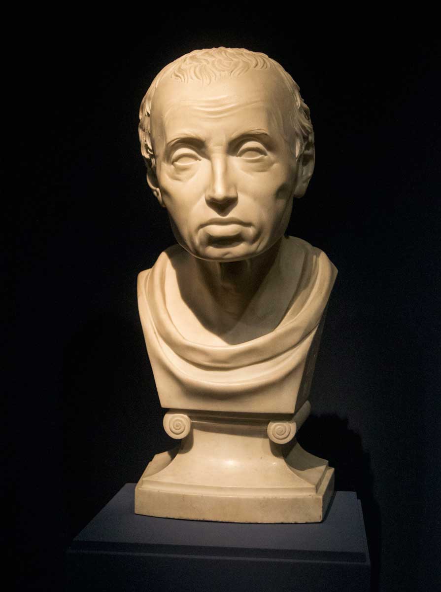 bust immanuel kant marble