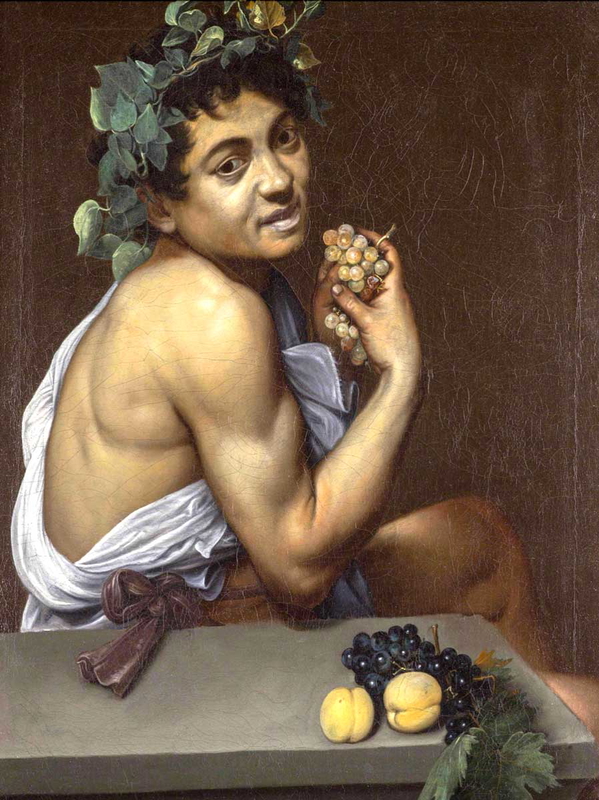 caravaggio young sick bacchus