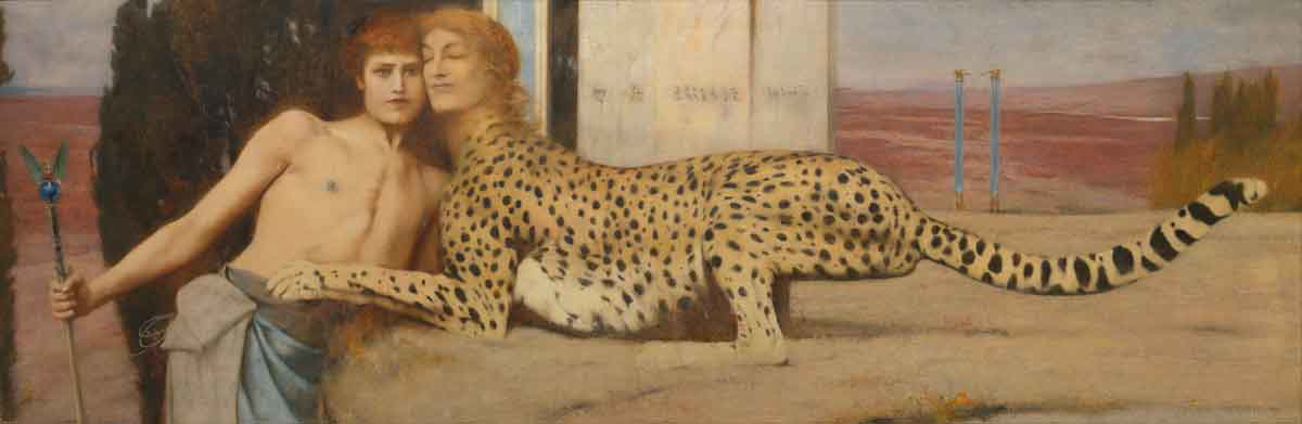 caresses fernand khnopff