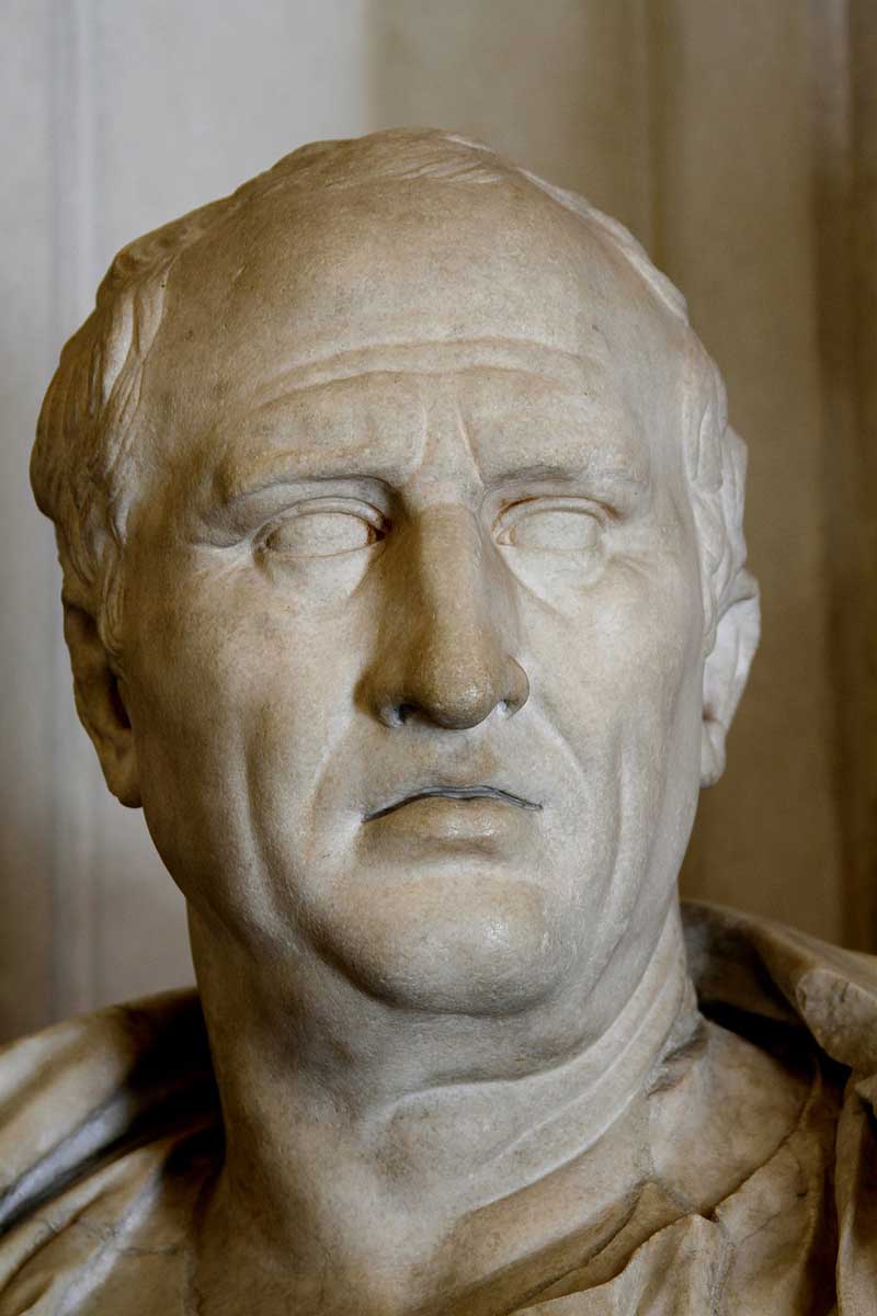 cicero marble statue