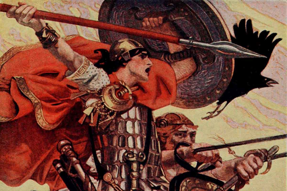 cu chulainn celtic warrior hero