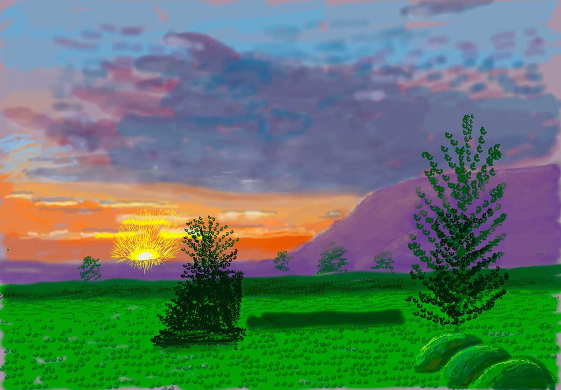 david hockney 258 ipad drawing