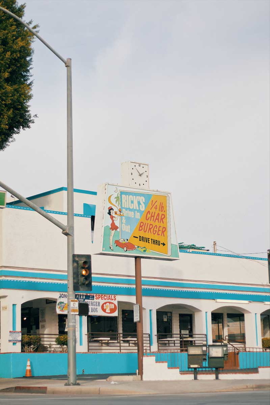 drive in sign photograph
