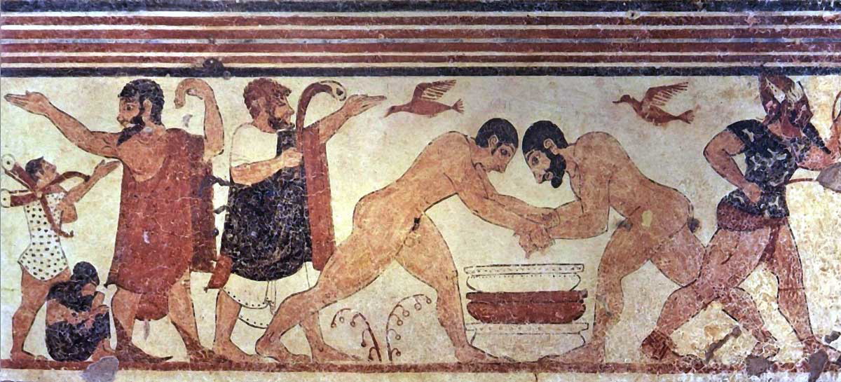 etruscan tomb of the augurs