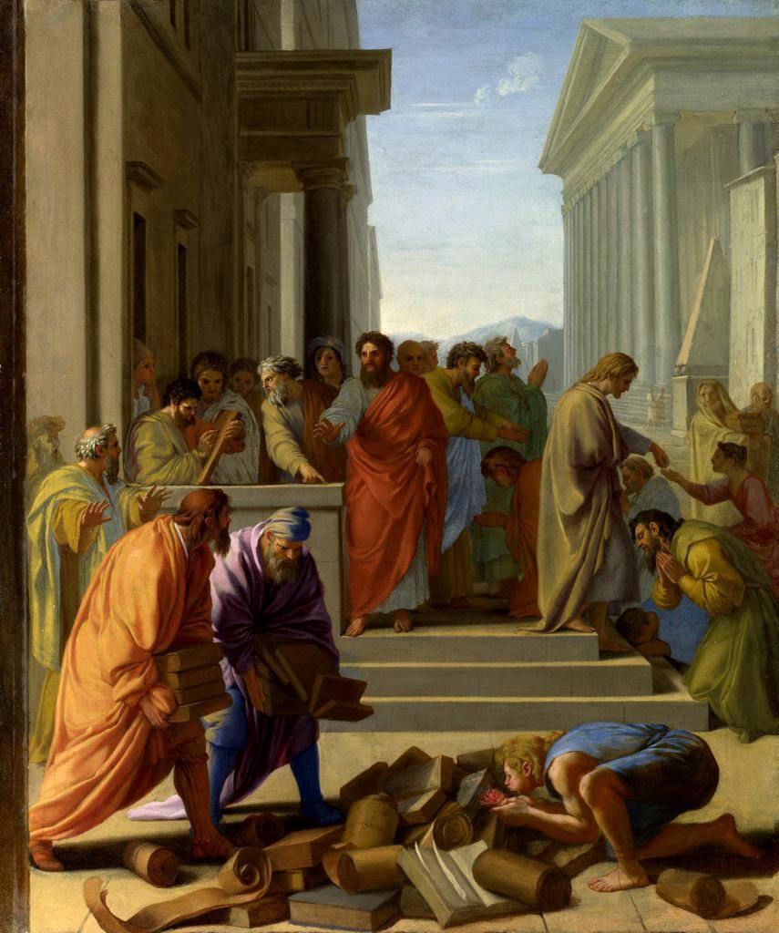 eustache le sueur saint paul painting