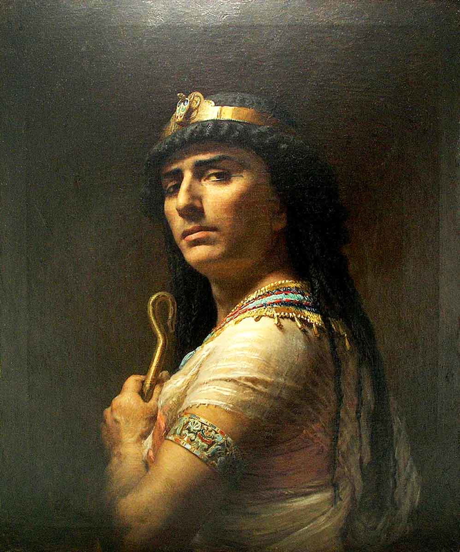 frederick arthur bridgman an egyptian priest painting