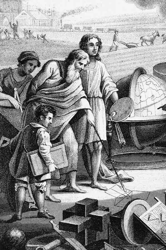 frontispiece arts sciences fussell drawing