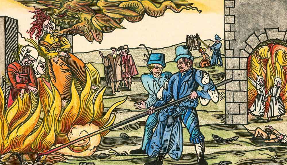 germany witch trials burning