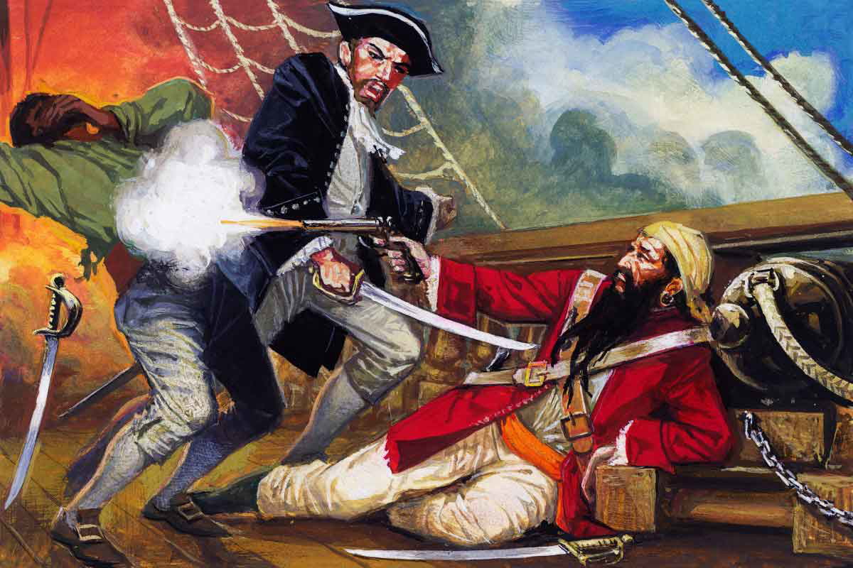 golden age piracy blackbeard death