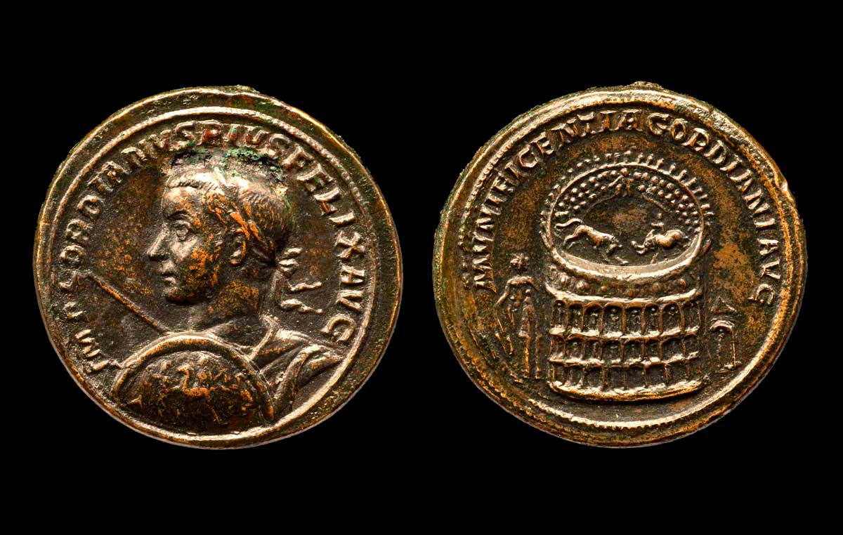gordianiii medallion colosseum britishmuseum