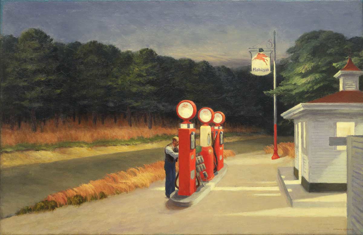 hopper gas painting