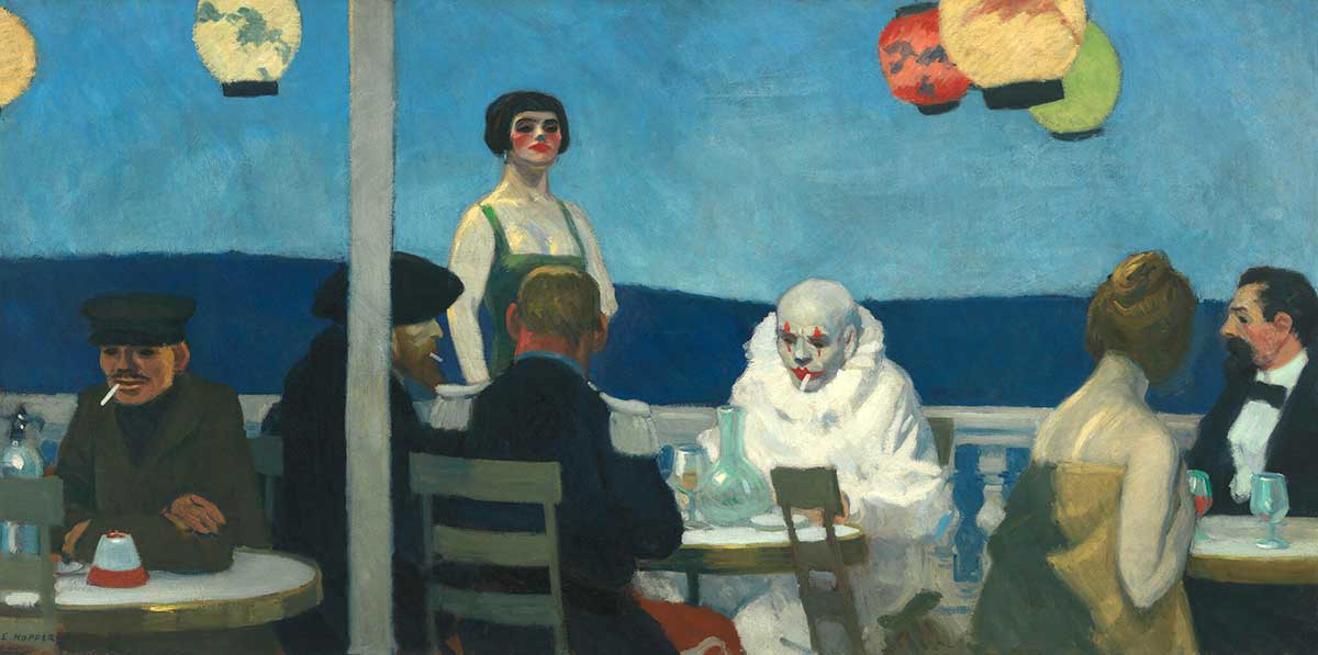 hopper soir blew painting