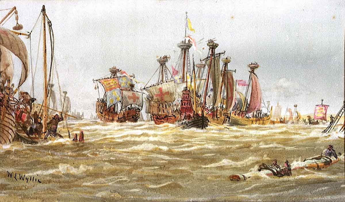 hundred years war battle sluys