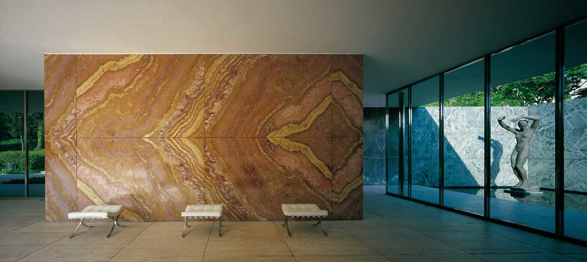 interior barcelona pavilion