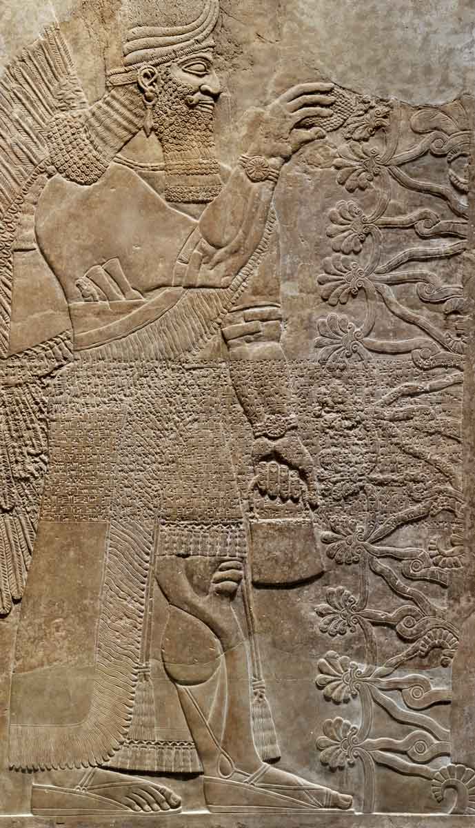 j p morgan assyrian relief panel