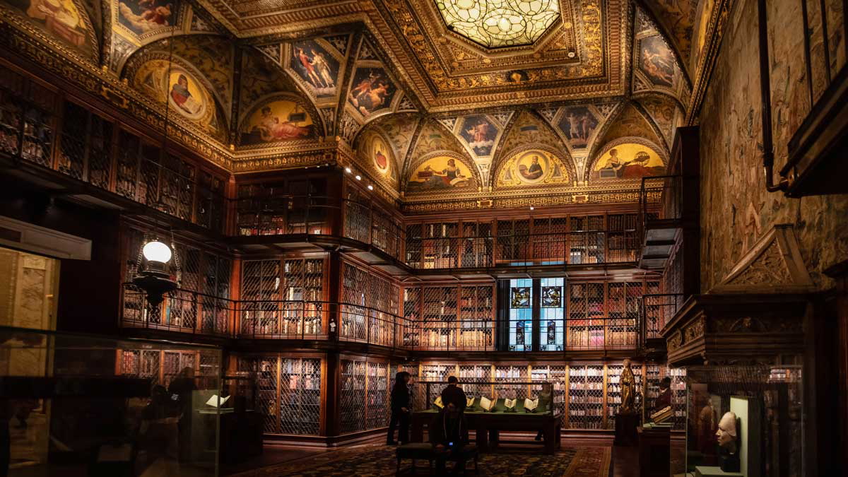 j p morgan library