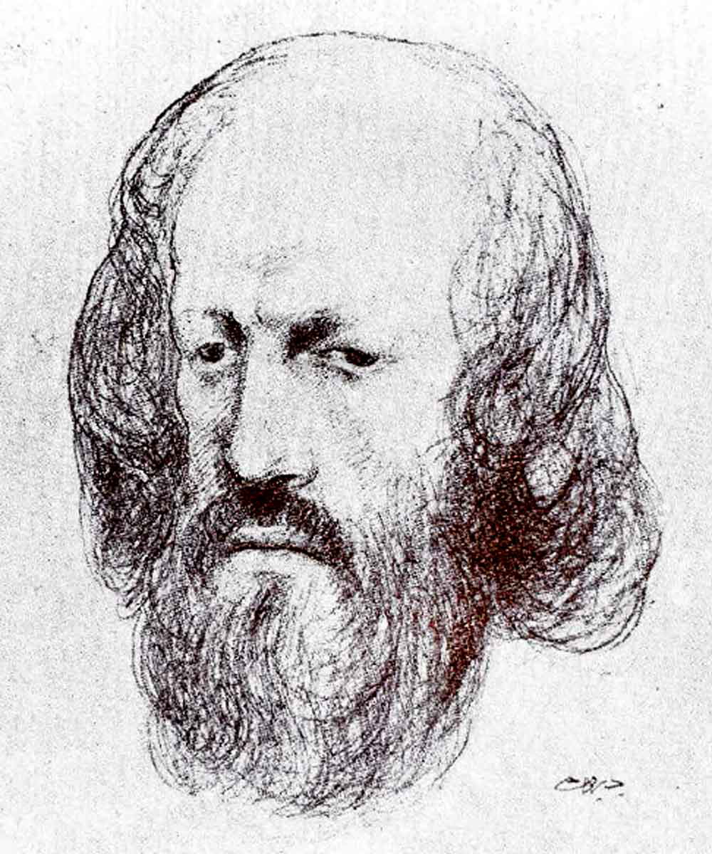 khalil gibran al ghazali sketch