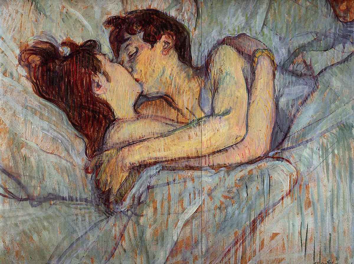 lautrec kiss in bed