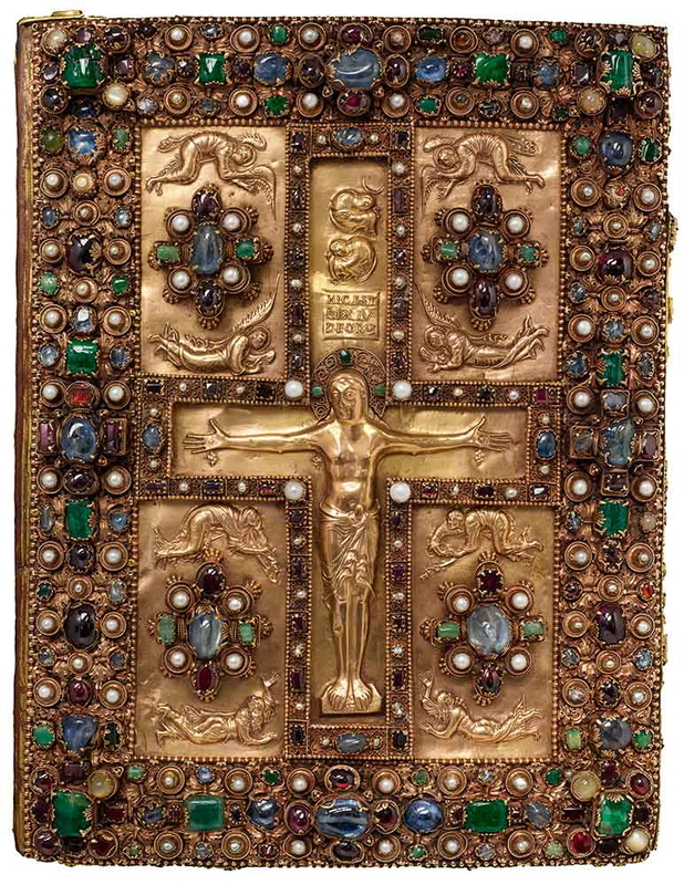 lindau gospels front cover gold
