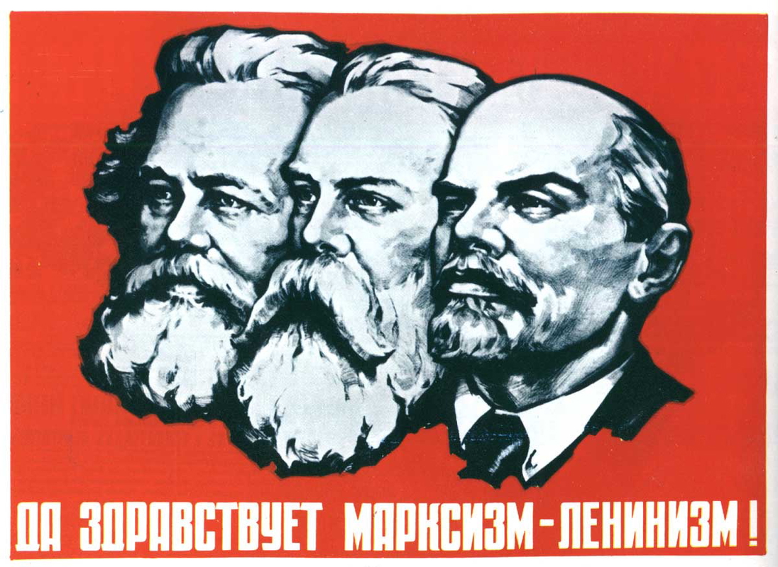 marx engels lenin red