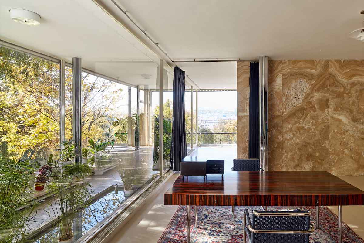 mies van der rohe villa tugendhad second floor