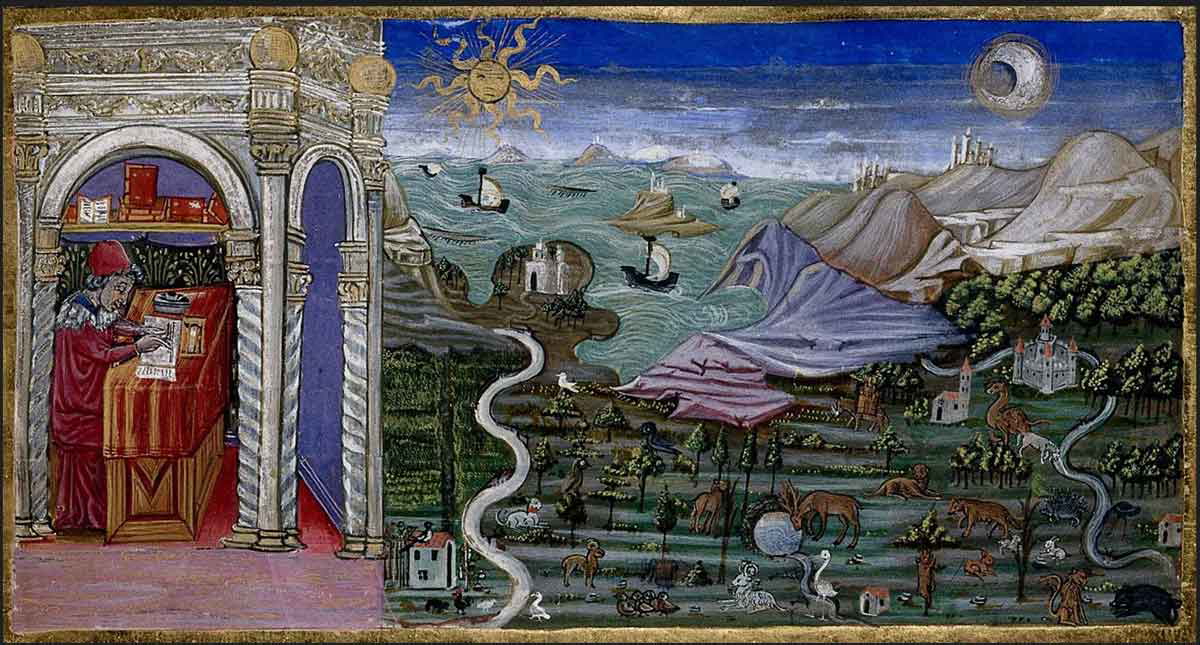 miniature pliny elder andrea da firenze