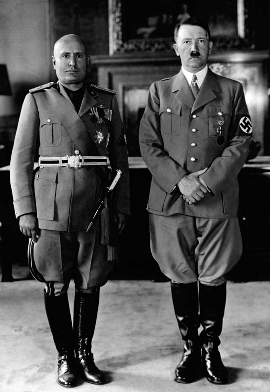 mussolini hitler photo
