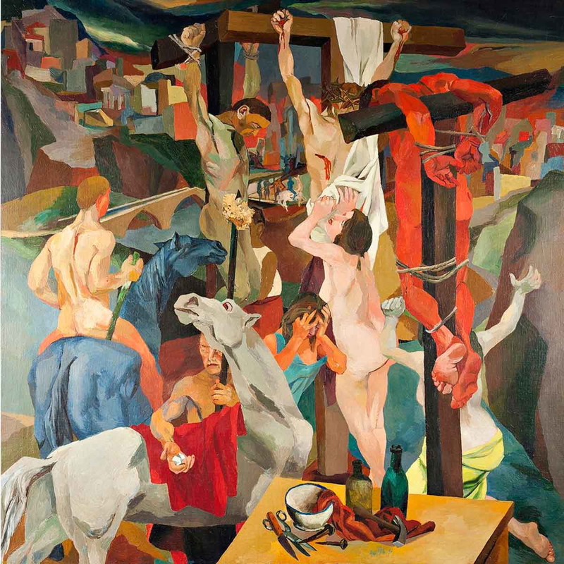 neorealism renato guttoso the crucifixion