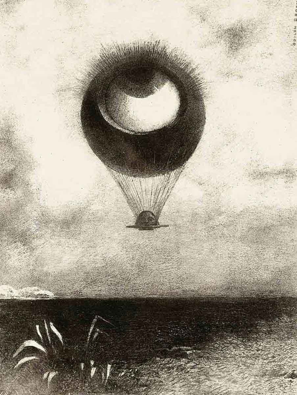odilon redon edgar poe drawing 1882