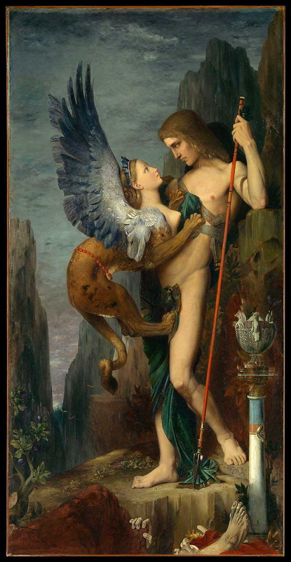 oedipus sphinx gustave moreau
