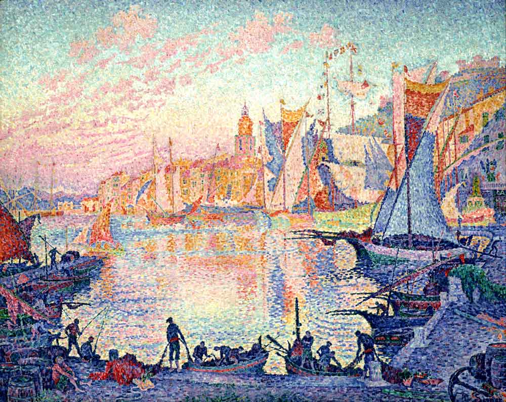 paul signac the port of saint tropez