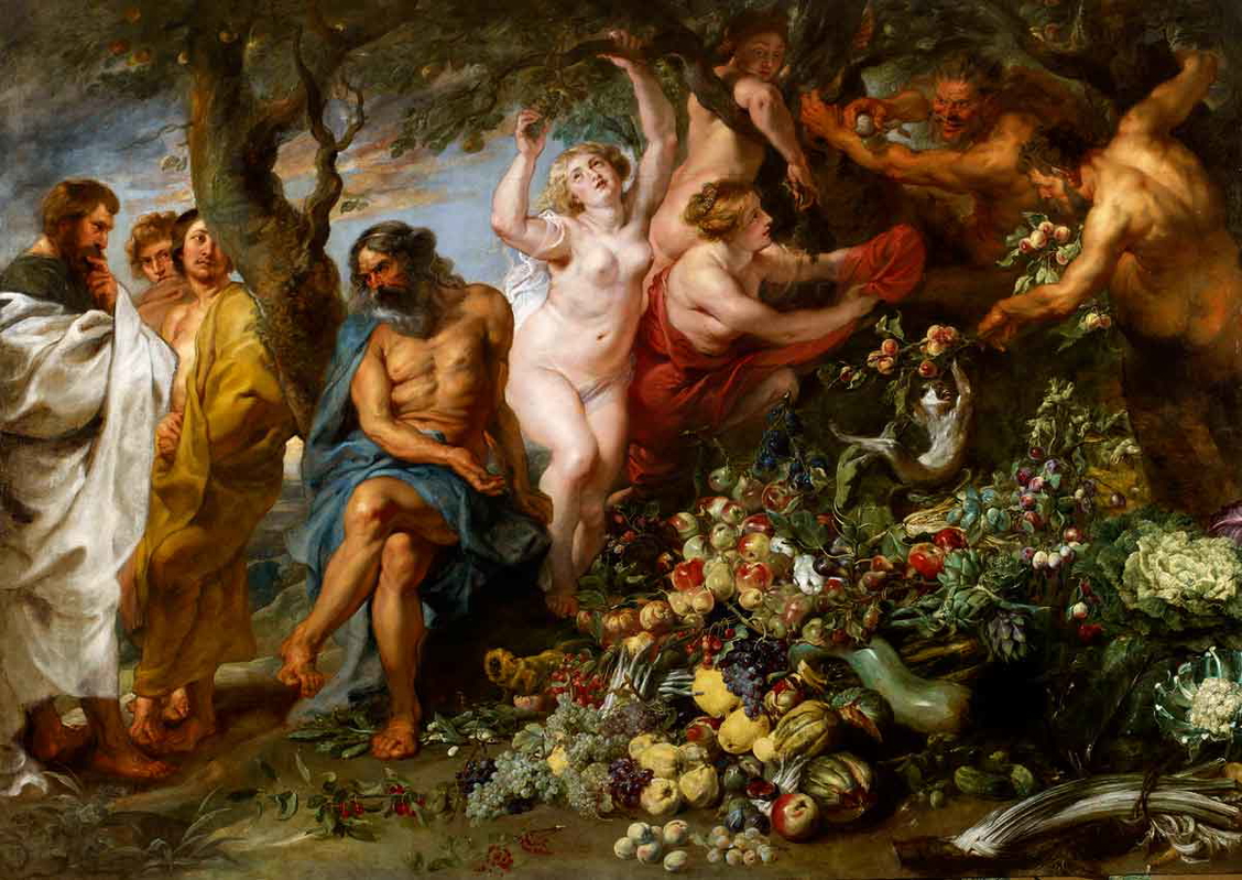 peter paul rubens pythagoras advocating vegetarianism painting