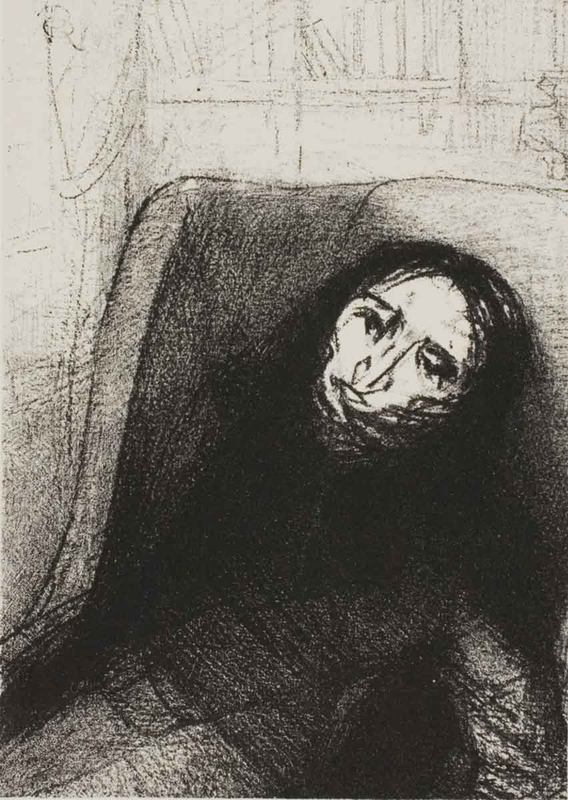 redon des esseintes drawing 1888
