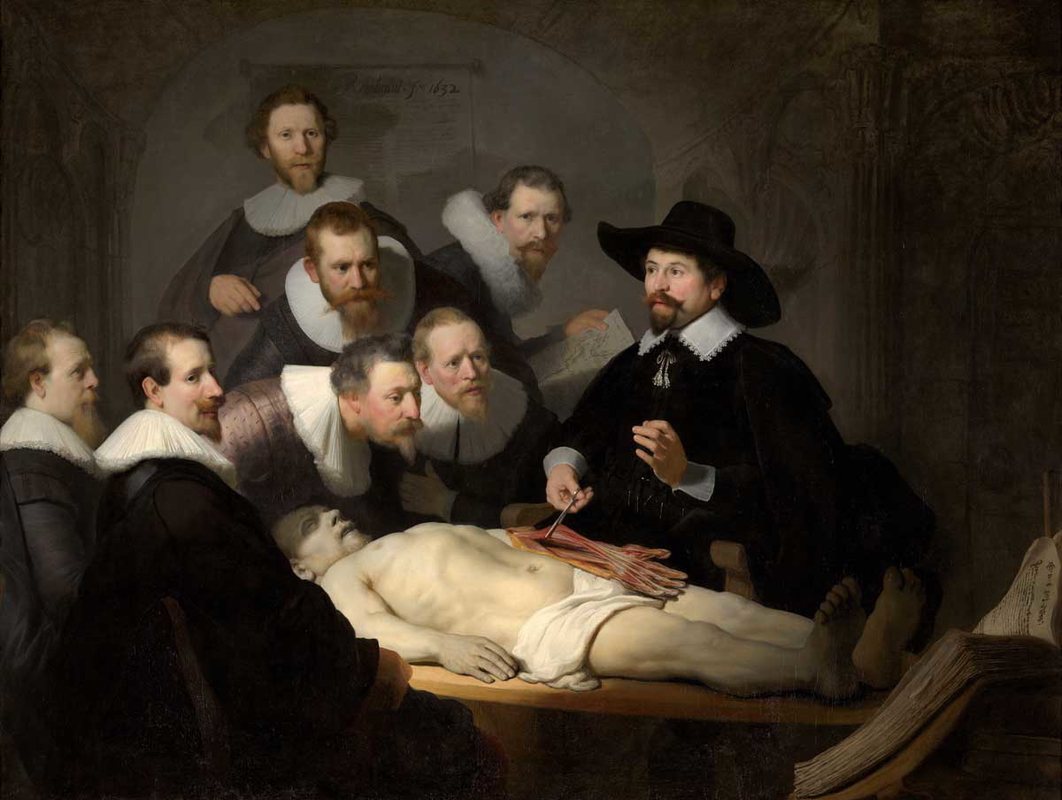 rembrandt anatomy lesson dutch golden age group portrait