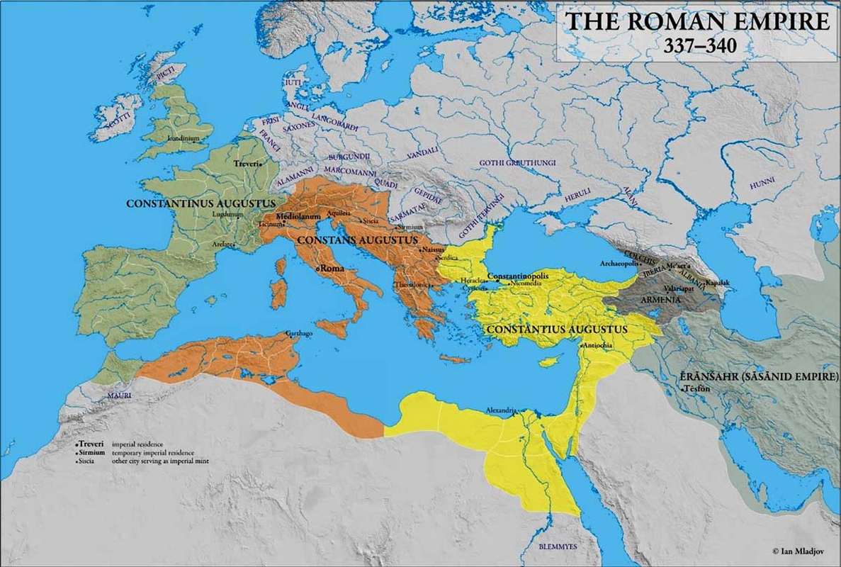 roman empire after constantine