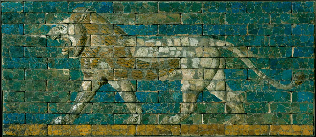 striding lion