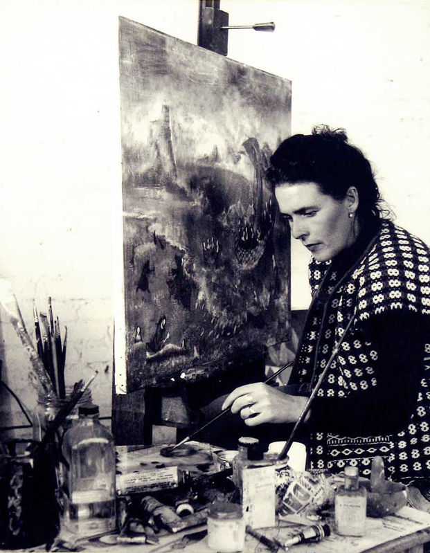 surrealism horna leonara carrington at her easel female surrealist artists