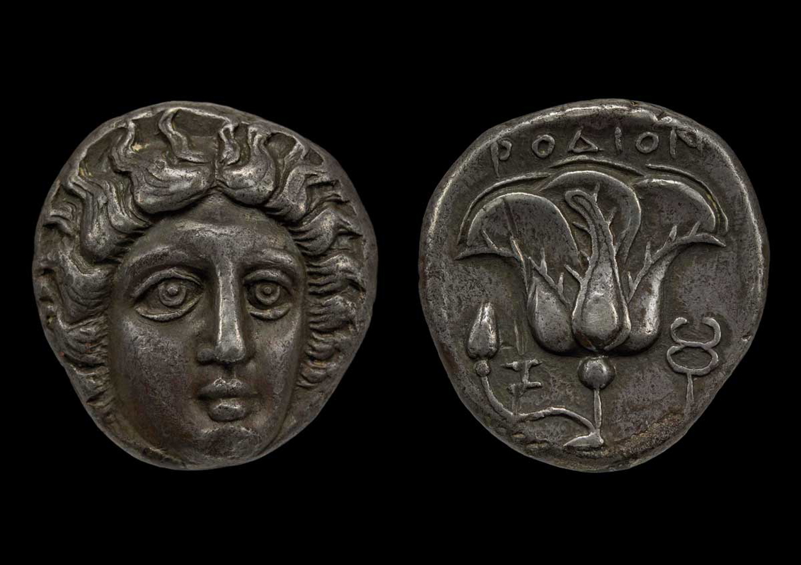 tetradrachm helios rose britishmuseum