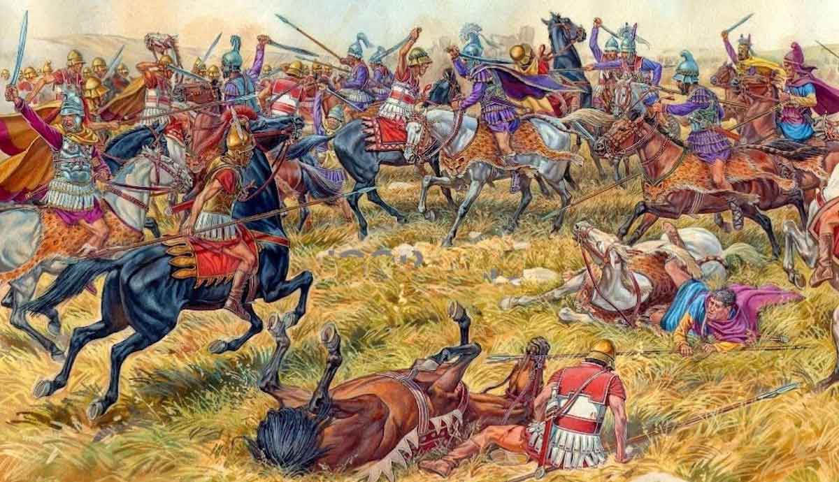 the battle of ipsus photo illustration