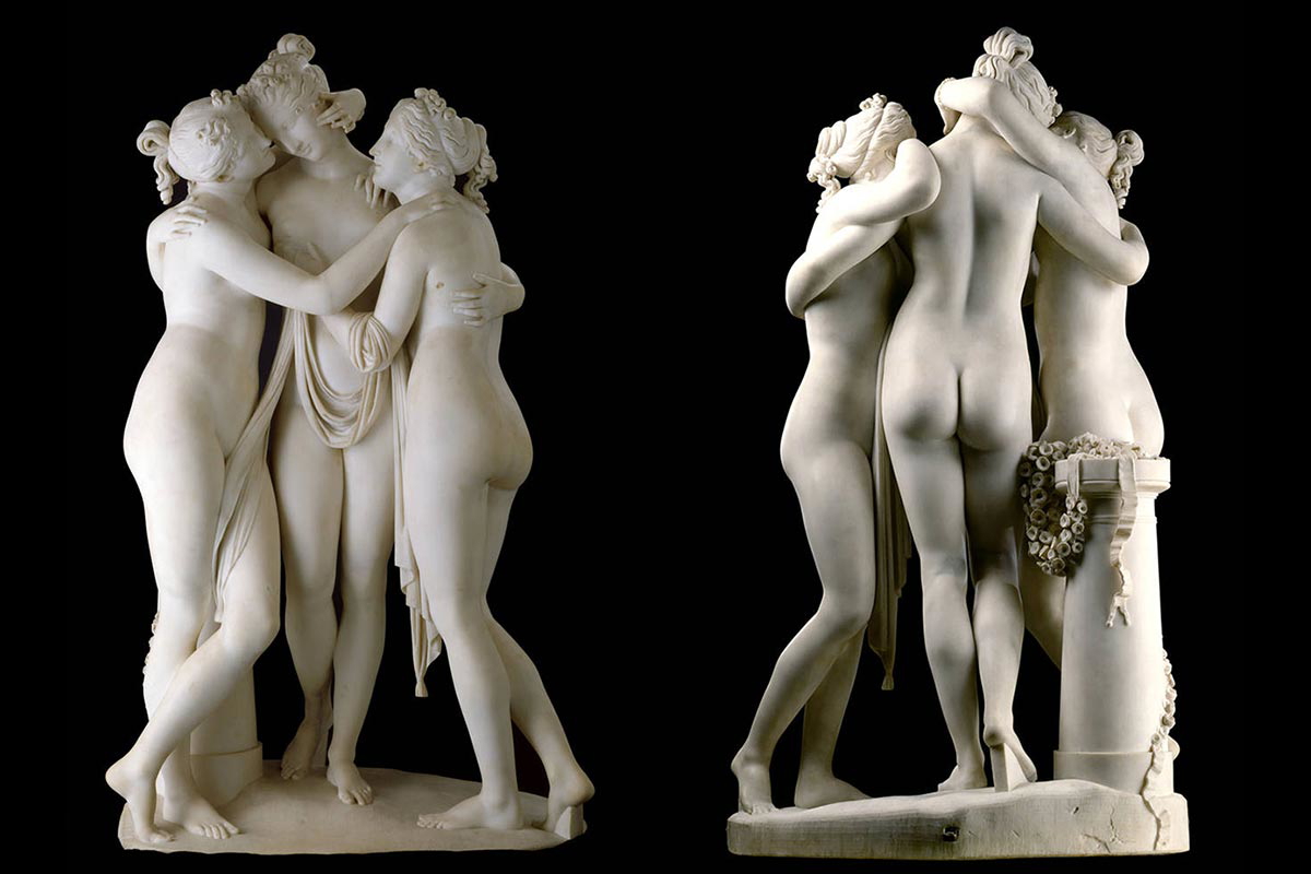 antonio canova three graces contrapposto