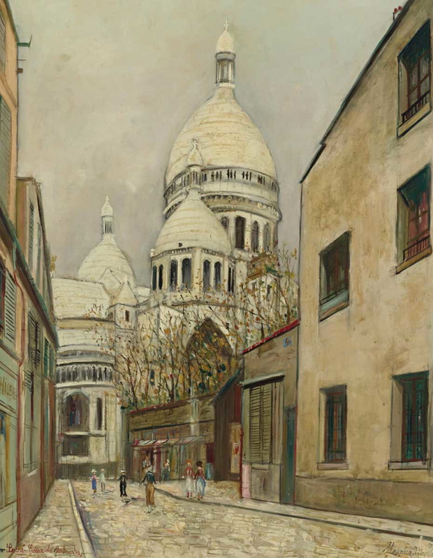 utrillo sacre coeur painting 1936