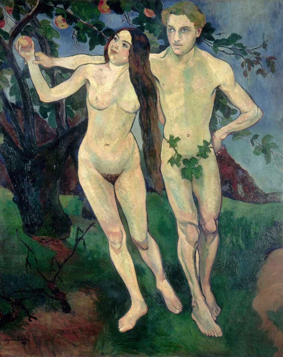 valadon adam and eve painting 1909