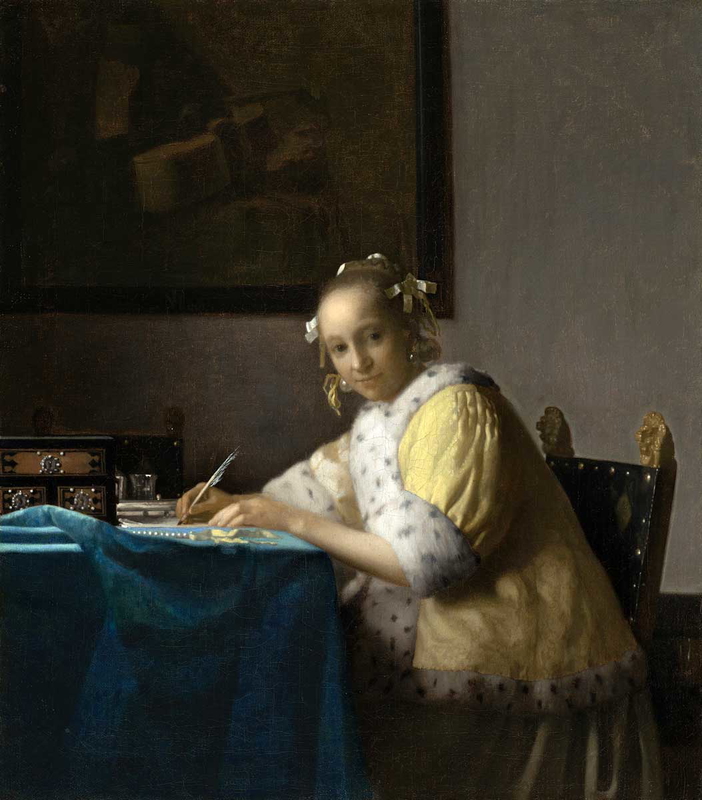 vermeer lady writing